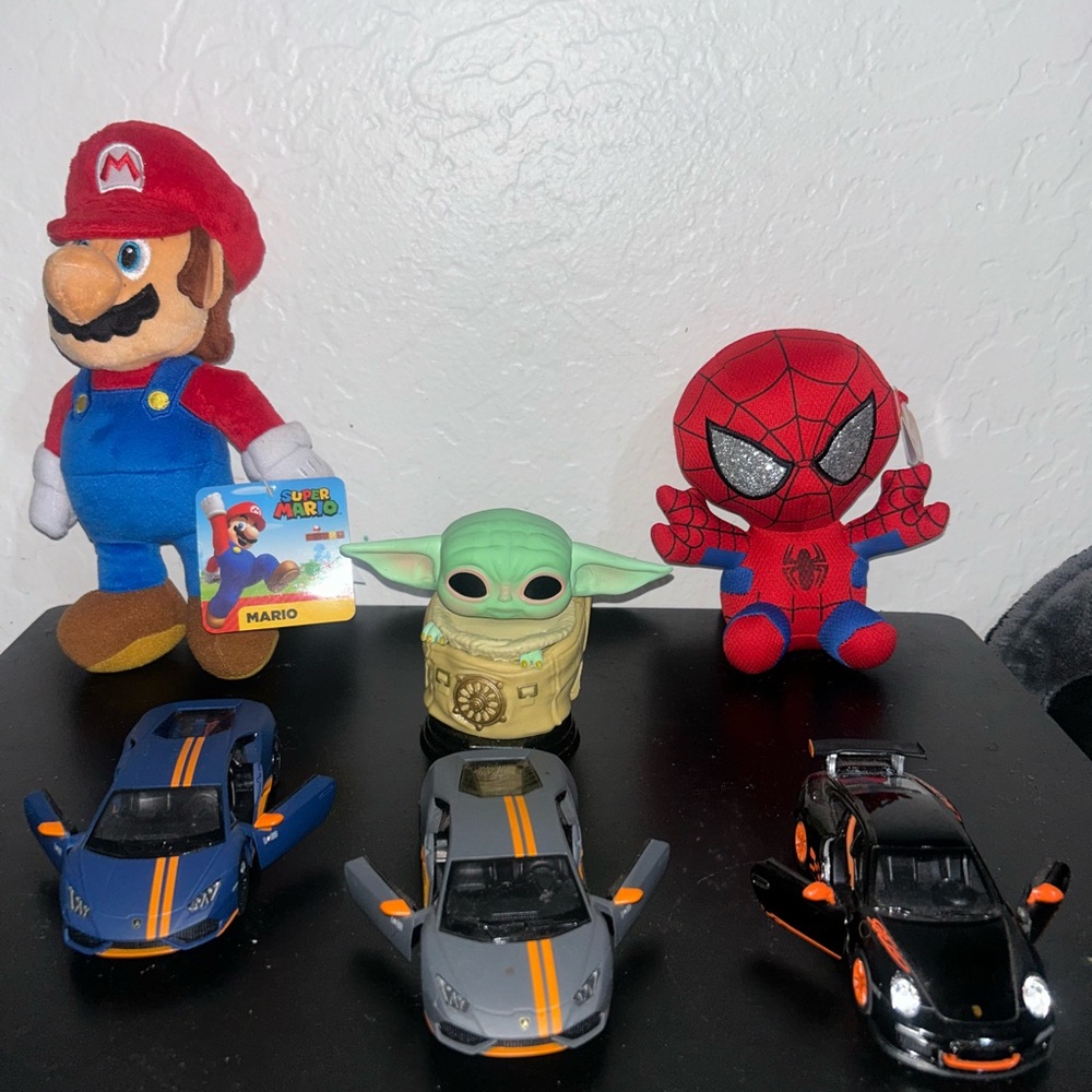 Superhero and Character Plush Toy Set